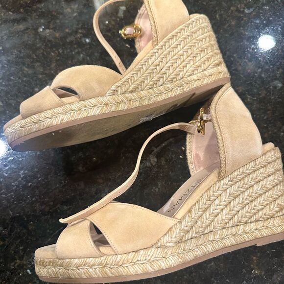 Stuart Weitzman Mirela Espadrille Wedge Sandal - Picture 3 of 3